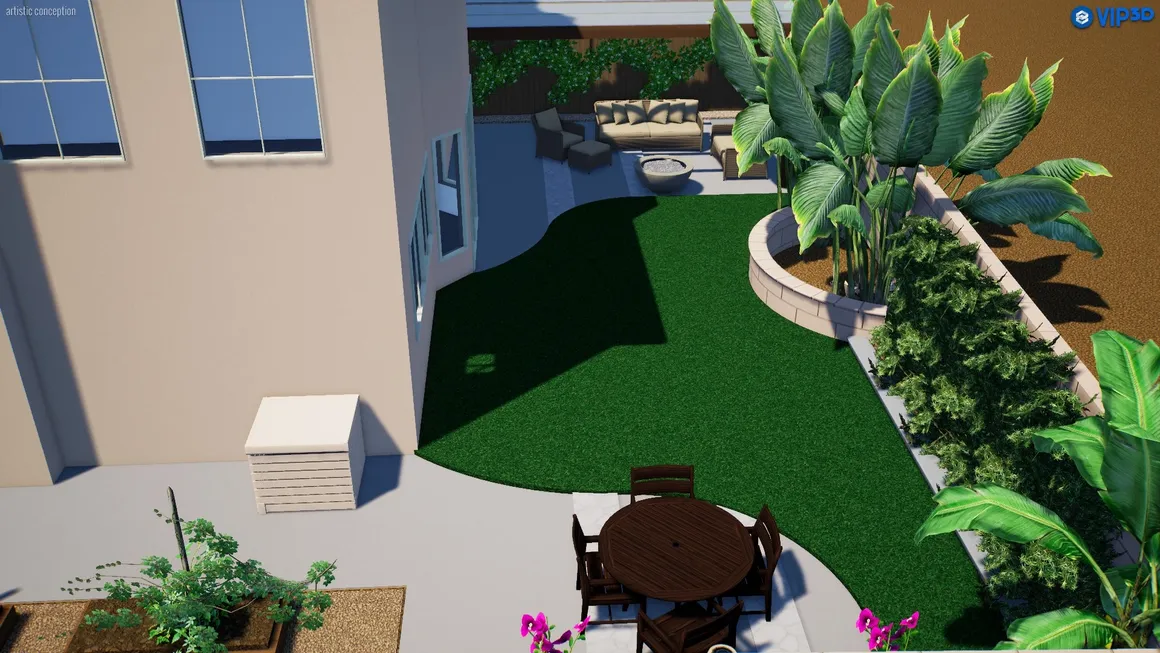 3D Landscape Design San Diego CA _ Design Biophilic 3D Design and Living WallsG3P13