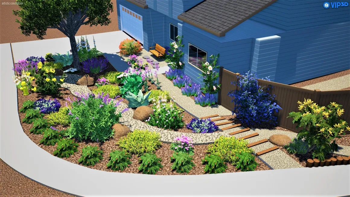 3D Landscape Design San Diego CA _ Design Biophilic 3D Design and Living WallsG3P14
