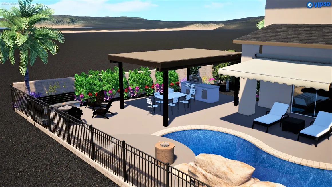 3D Landscape Design San Diego CA _ Design Biophilic 3D Design and Living WallsG3P21