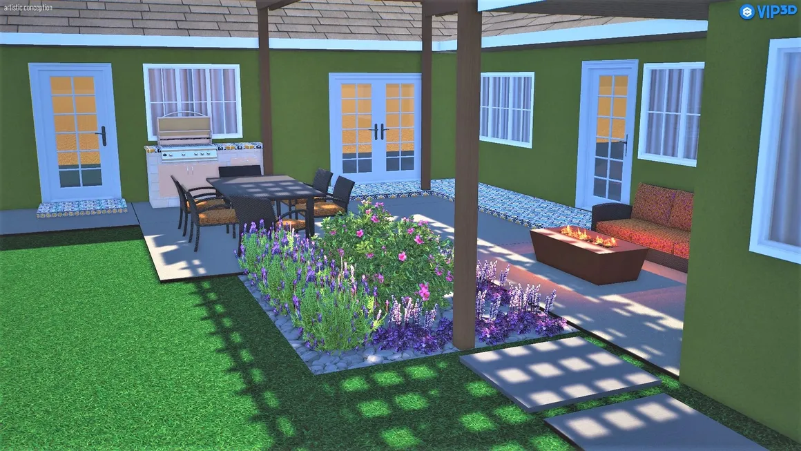 3D Landscape Design San Diego CA _ Design Biophilic 3D Design and Living WallsG3P4